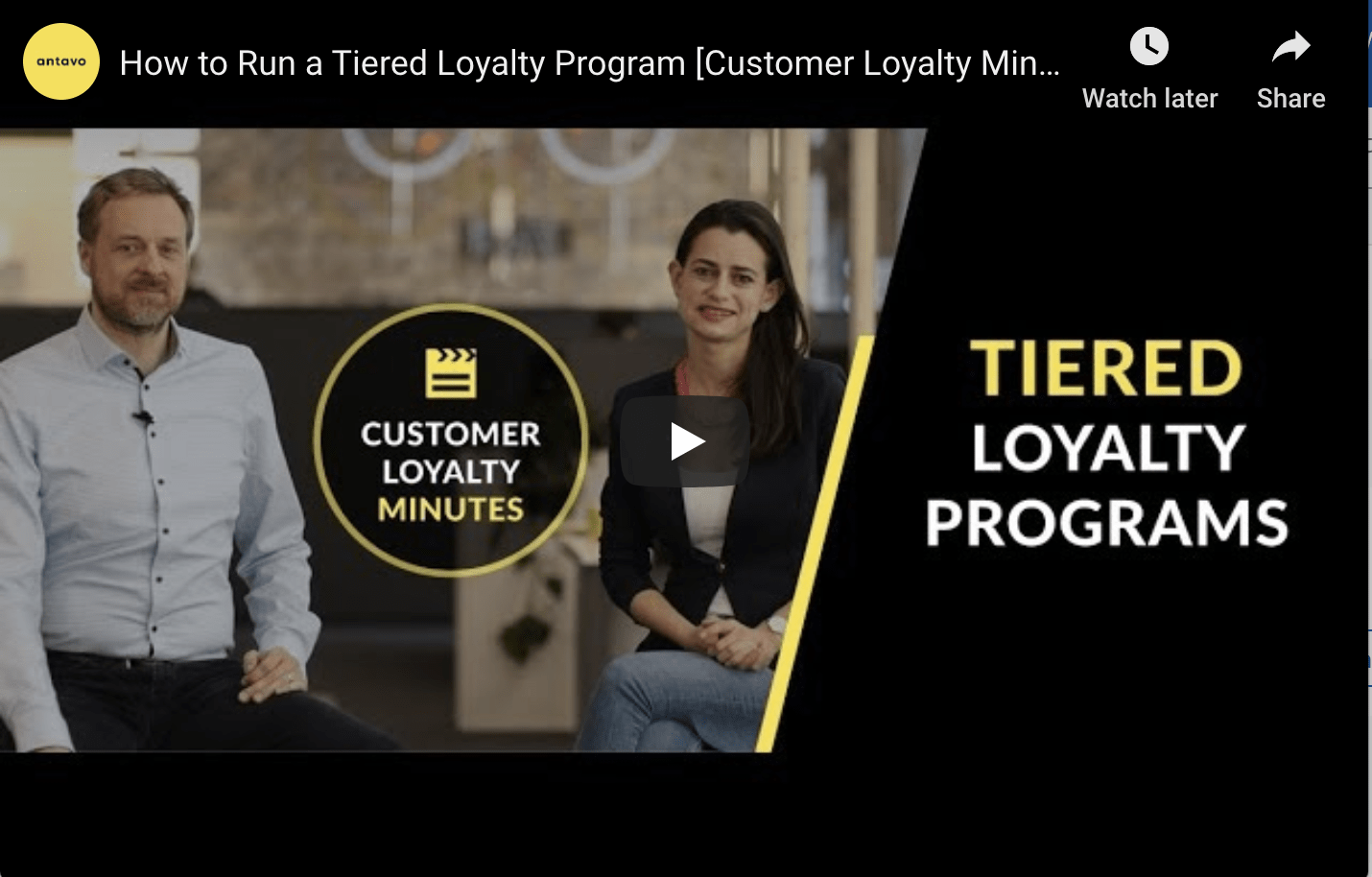 Tiered Loyalty Program